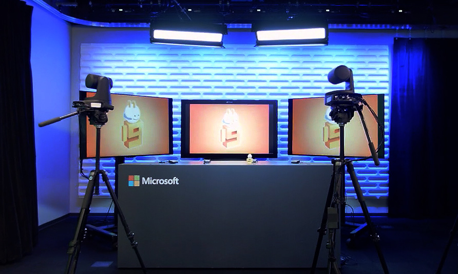 Microsoft's Channel 9 main studio room.