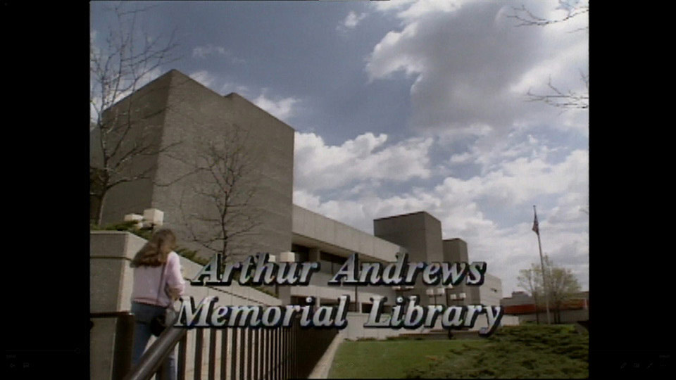 Old footage of Arthur Andrews Memorial Library