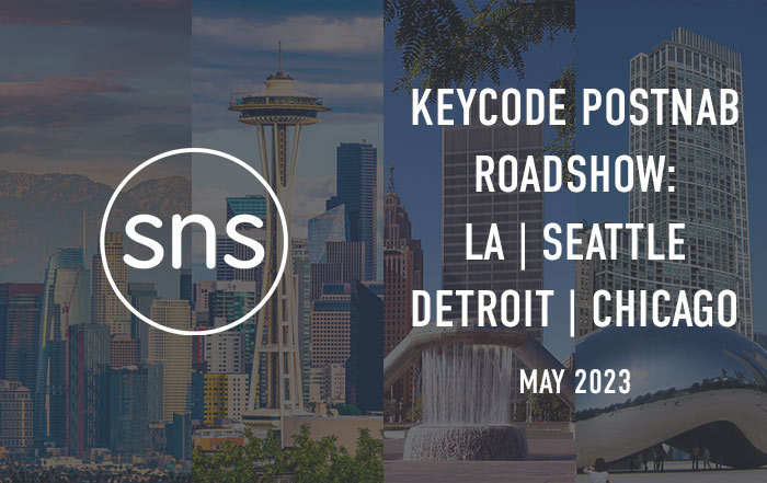 SNS at Key Code Media PostNAB Roadshow 2023
