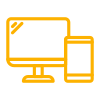 Mobile and desktop device icon